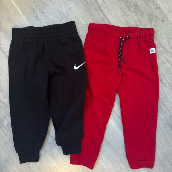 Mayoral and nike Black and Red Kids Joggers - Picture 1 of 6